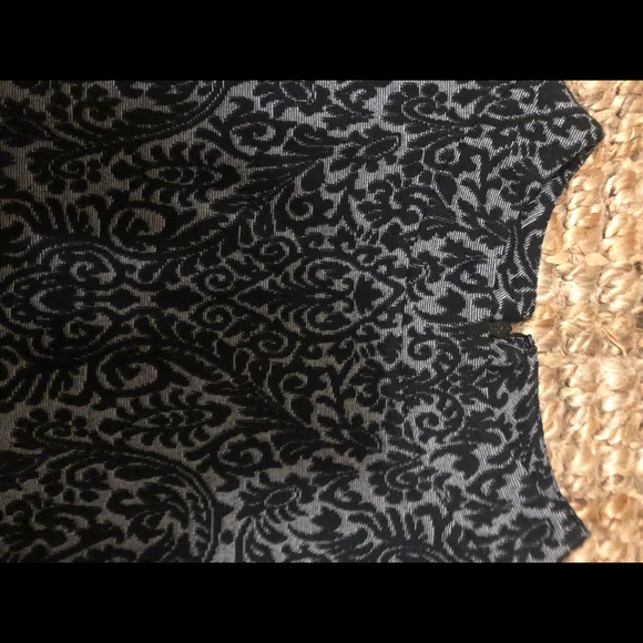 Loft black patterned dress - Picture 2 of 3